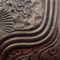 #931 Rust with Black Wash: Rust base color with black hand rubbed into recesses